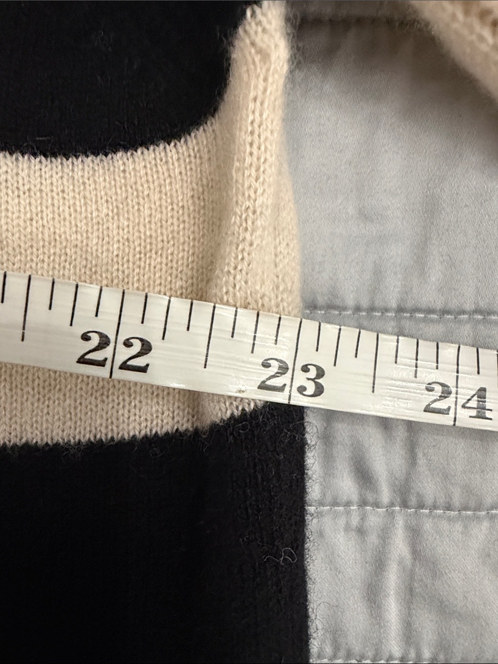 NWOT New Madewell Cashmere Raglan Sweater in Stripe - Picture 4 of 7
